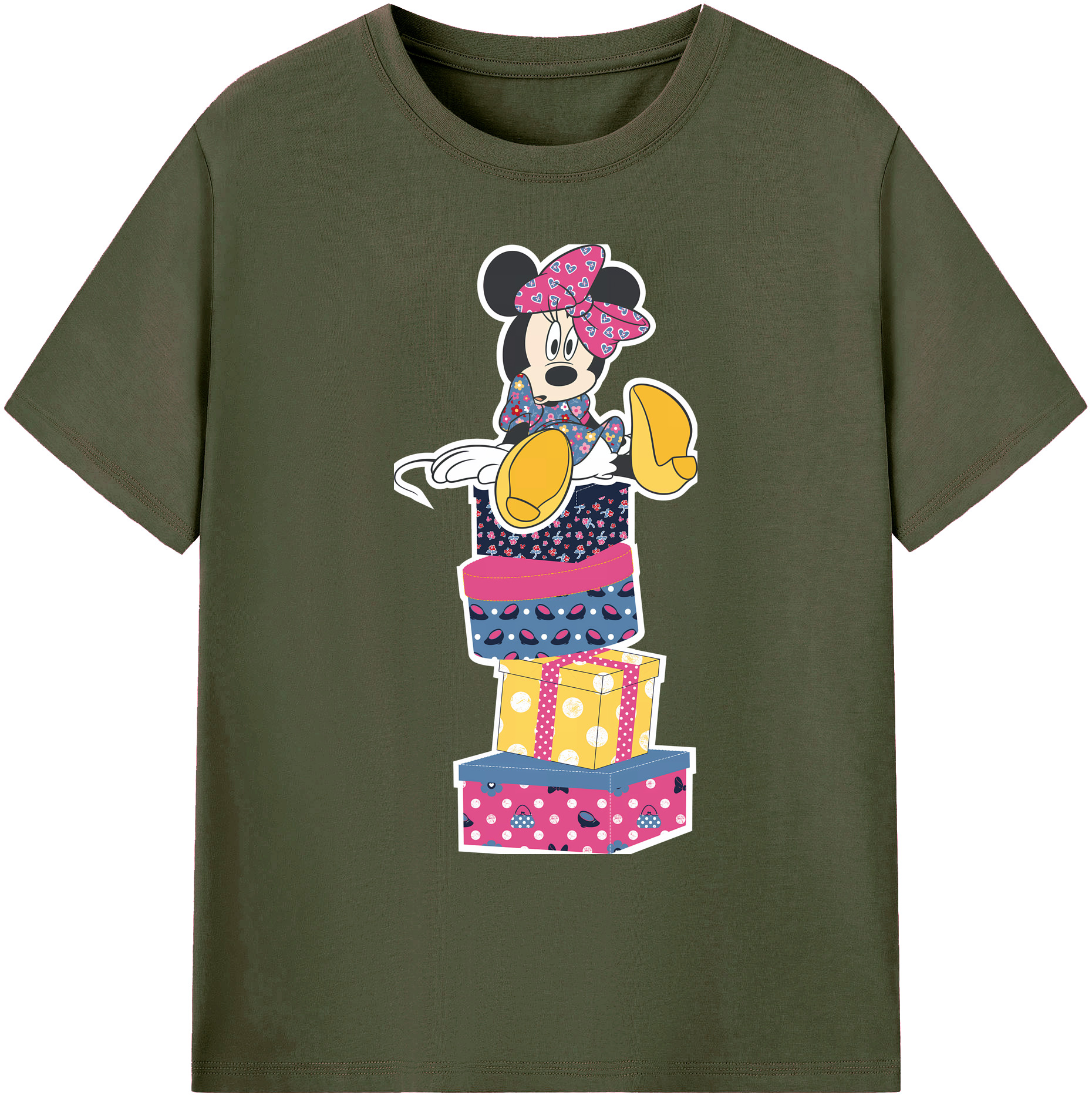 ミッキーマウス Mickey Mouse 綿100％ メンズ半袖Tシャツ｜肌触りやわらか＆通気性